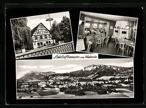 AK Schlaifhausen am Walberla, Gasthaus Kroder, Speisezimmer