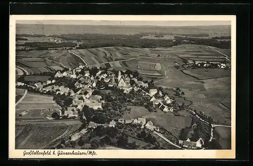 AK Grosslellenfeld, Fliegeraufnahme des Ortes