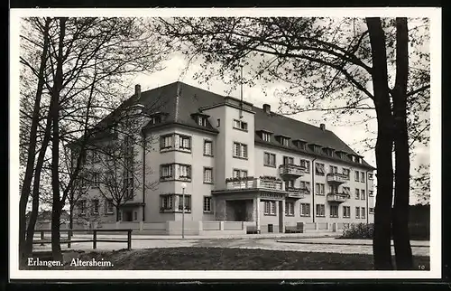 AK Erlangen, Altersheim mit Strasse