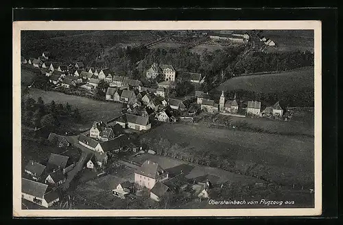 AK Obersteinbach, Totalansicht, Fliegeraufnahme