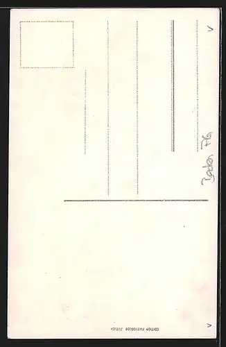 AK Baden, Blick auf den Stadtturm