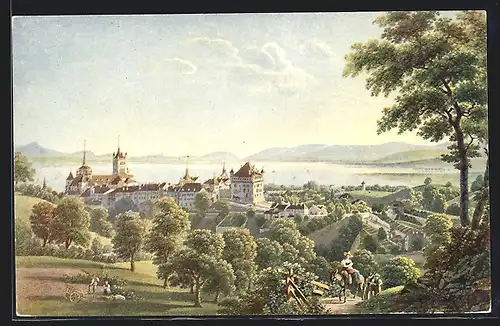 AK Lausanne, Blick auf die Ortschaft