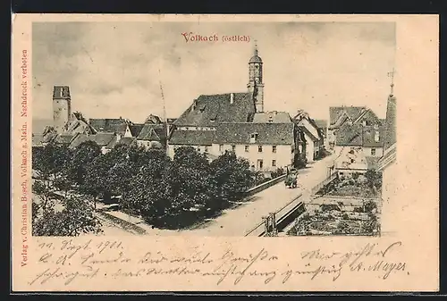 AK Volkach, Teilansicht