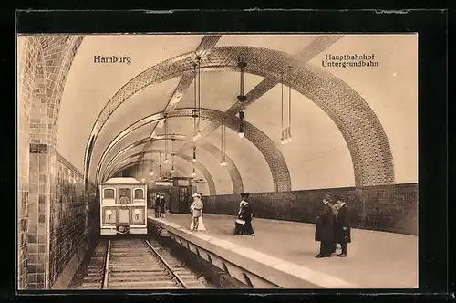 AK Hamburg-St.Georg, Hauptbahnhof der Untergrundbahn