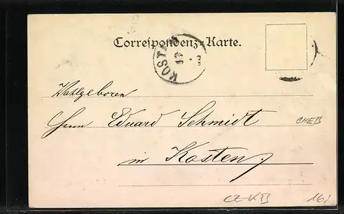 AK Königswart, Am Hotel Villa Breunl