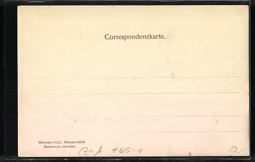 AK Eichwald, Bahn am Bahnhof, Ortsansicht aus der Vogelschau