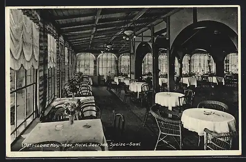 AK Kölpinsee, Hotel Seerose, Speise-Saal
