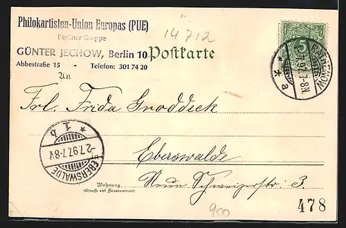 Lithographie Rathenow, Kaiserl. Post, Schleusen-Canal und Markt