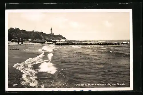 AK Horst, Wellenschlag am Strande