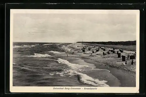 AK Berg-Dievenow, Strandpanorama