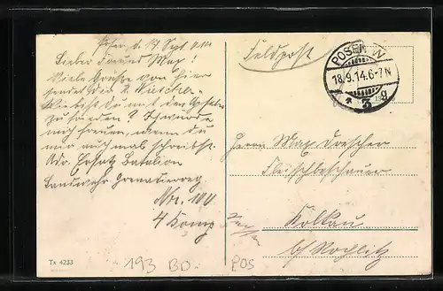 AK Posen, am Stadttheater