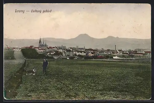 AK Laun / Louny, Totale des Ortes