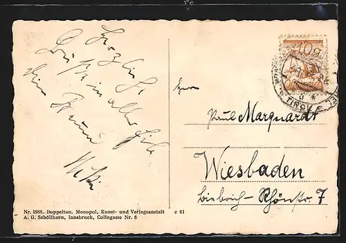 AK Kitzbühel, Hauptstrasse mit Geschäften