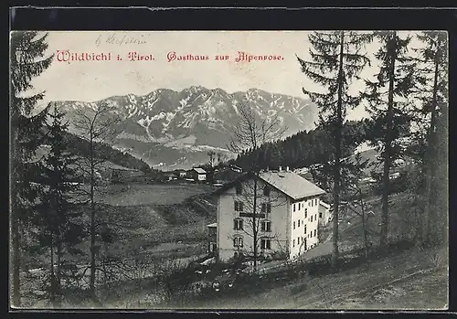 AK Wildbichl, Gasthaus zur Alpenrose