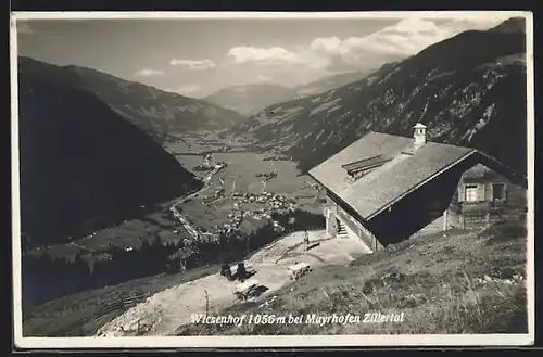 AK Zell am See, Hotel am See mit Bootssteg