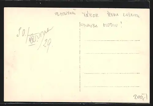 AK Bechyne, Most, Brücke