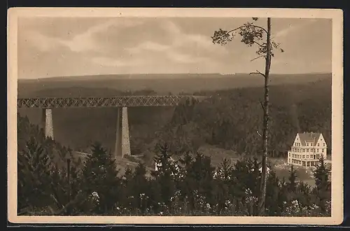 AK Cervena, Blick auf Brücke