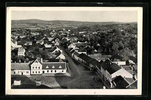 AK Klobouky u Brna, Strassenansicht von oben