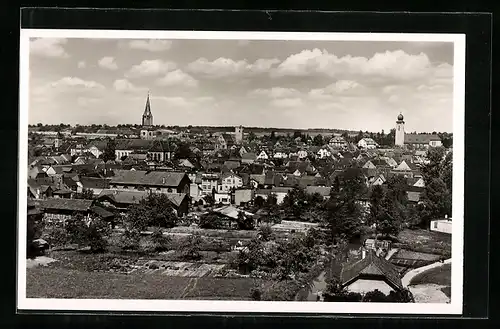 AK Bretten, Teilansicht mit Kirche