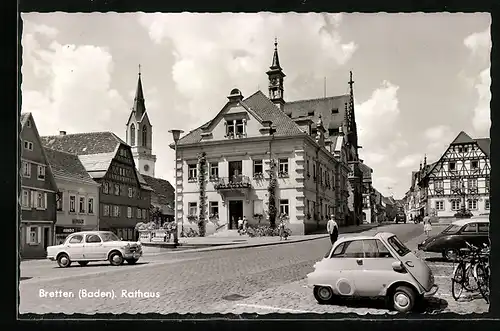 AK Bretten /Baden, Rathaus