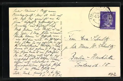 AK Karlsruhe-Durlach, Traindenkmal und Turmberg