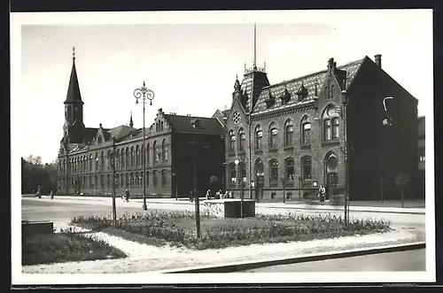 AK Neu Oderberg, Rathaus am Platz