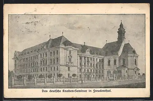 Künstler-AK Freudenthal, Das deutsche Knaben-Seminar