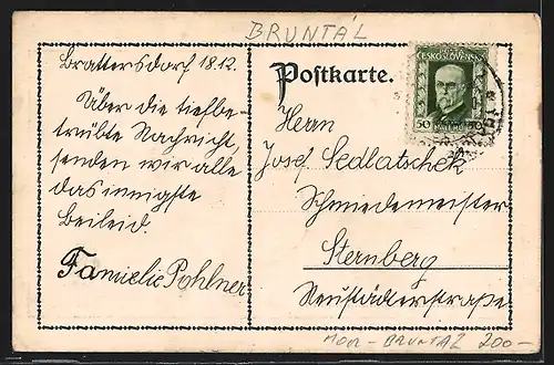 Künstler-AK Freudenthal, Das deutsche Knaben-Seminar