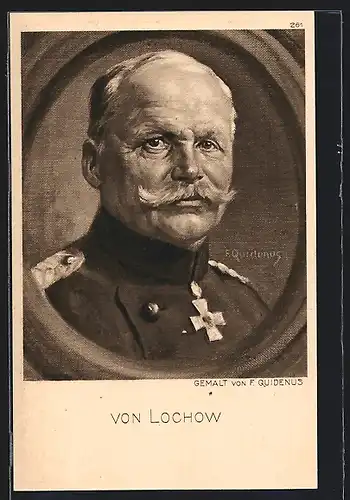 Künstler-AK General von Lochow