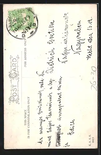 Künstler-AK Luis Usabal: Thoughts of you