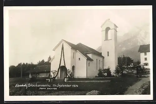 AK Ebenholz, Kirche, Glockenweihe am 16. September 1934