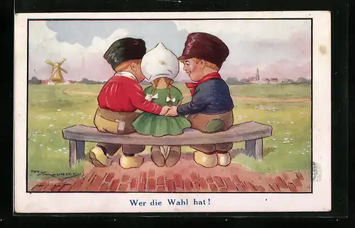 Künstler-AK Maurice: Wer die Wahl hat!