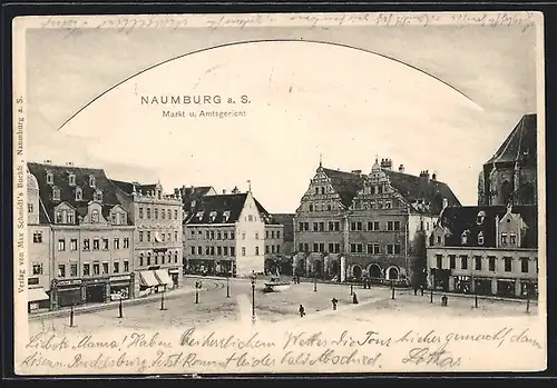 AK Naumburg a. S., Markt und Amtsgericht