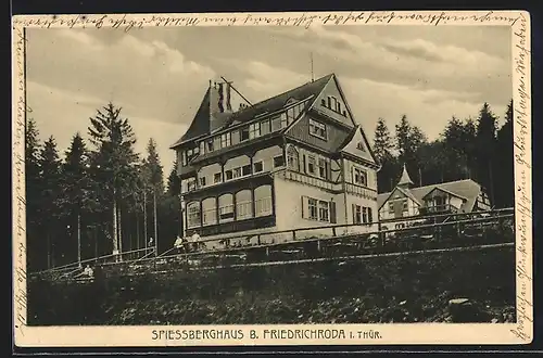 AK Friedrichroda i. Thür., Hotel und Pension Spiessberghaus