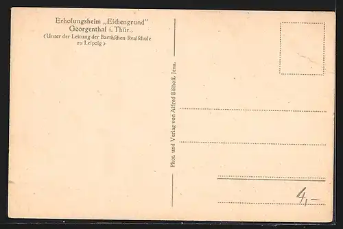 AK Georgenthal i. Th., Ferienheim Eichengrund