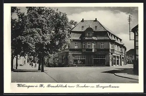 AK Wittingen i. H., Junker- Ecke Langestrasse