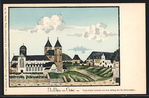 AK Goslar, Blick zum Dom