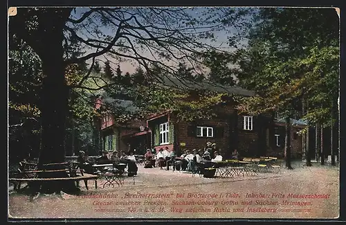 AK Brotterode i. Thür., Gasthaus Waldschänke Dreiherrnstein