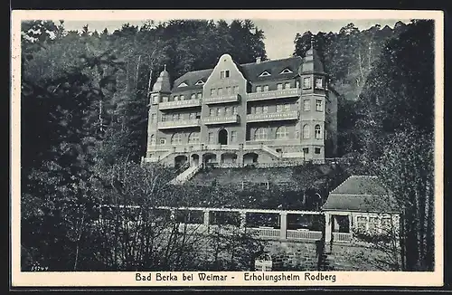 AK Bad Berka, Erholungsheim Rodberg
