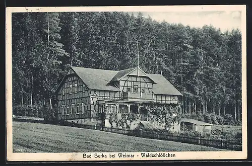 AK Bad Berka, Gasthaus Waldschlösschen
