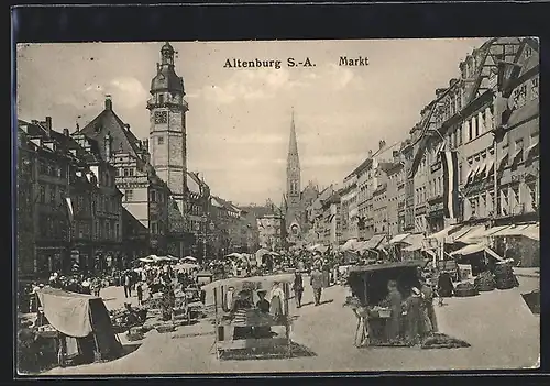 AK Altenburg / S.-A., Markt