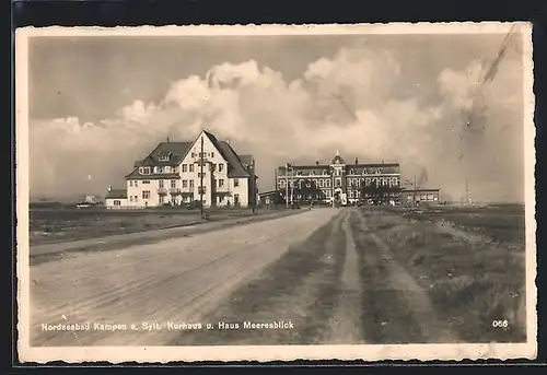 AK Kampen / Sylt, Kurhaus und Haus Meeresblick