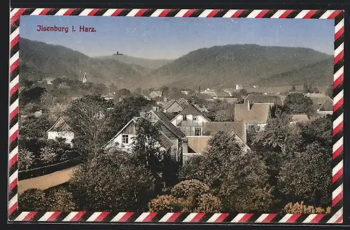 AK Ilsenburg / Harz, Ortsansicht aus der Vogelschau