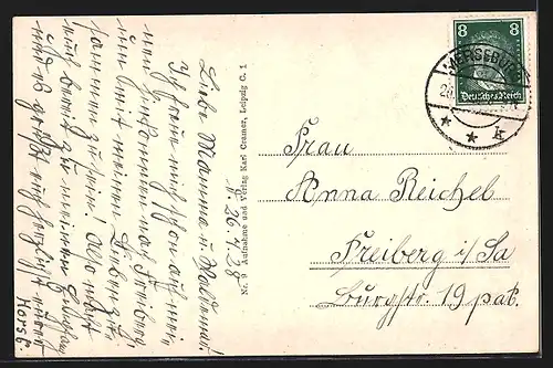 AK Merseburg, Partie vom Marktplatz