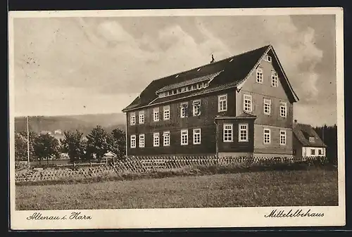 AK Altenau / Harz, Mittelelbehaus