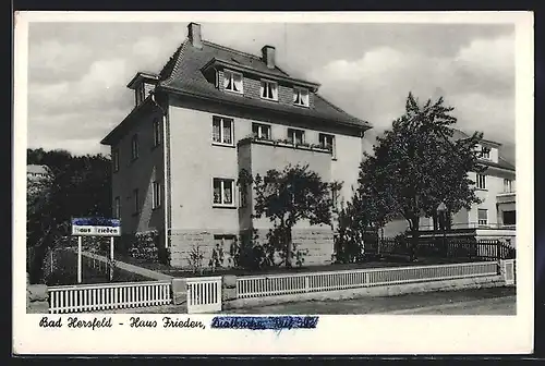 AK Bad Hersfeld, Hotel-Pension Haus Frieden