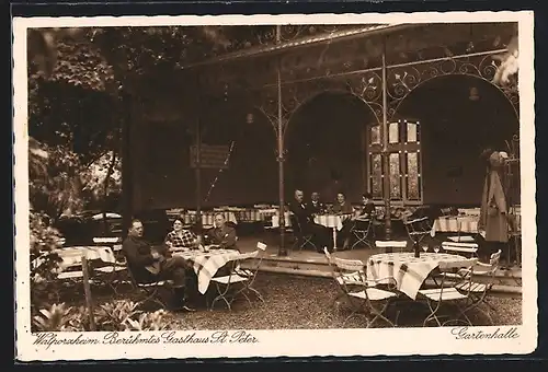 AK Walporzheim, Gasthaus St. Peter, Gartenhalle