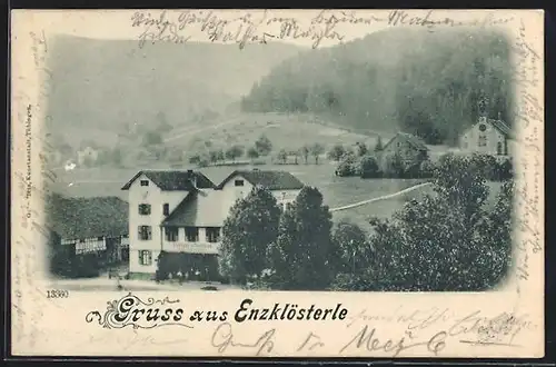 AK Enzklösterle, Gasthaus zum Waldhorn