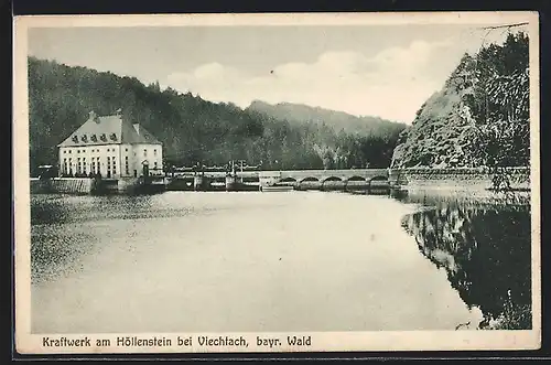 AK Viechtach / Bayr. Wald, Kraftwerk am Höllenstein