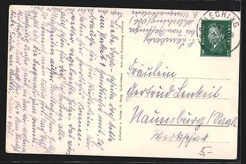 AK Schleching, Partie am Dorfeingang